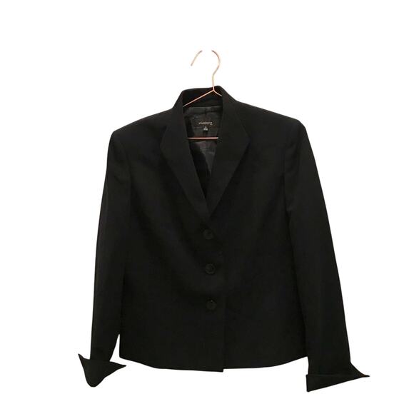 Jones Wear Navy Blazer - Size 10 - 3 Button - Lined - Picture 1 of 6